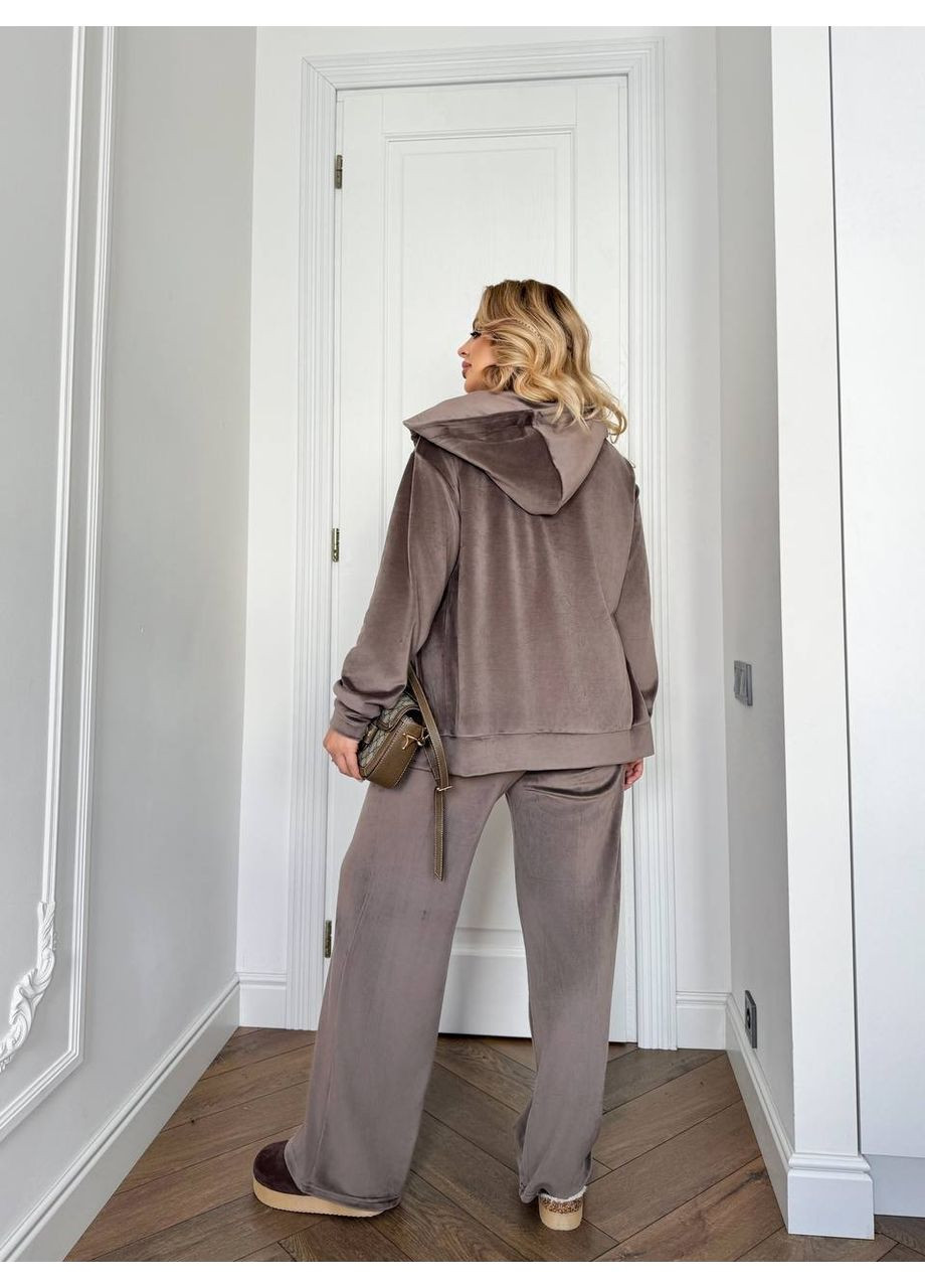 🔥Стильний костюм на змійці з велюра, Туреччина — ЗАМІРИ В ОПИСІ🔥 DK/DL Мода без кордонів (370493303)