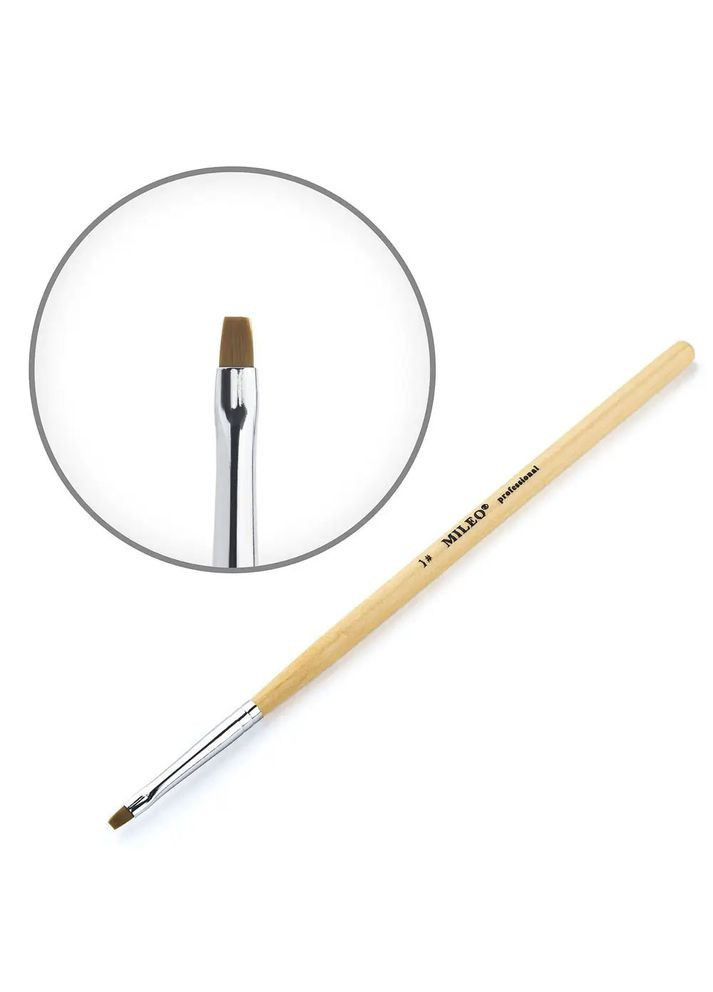 Пензель прямий № 1 для брів Mileo (299384930)