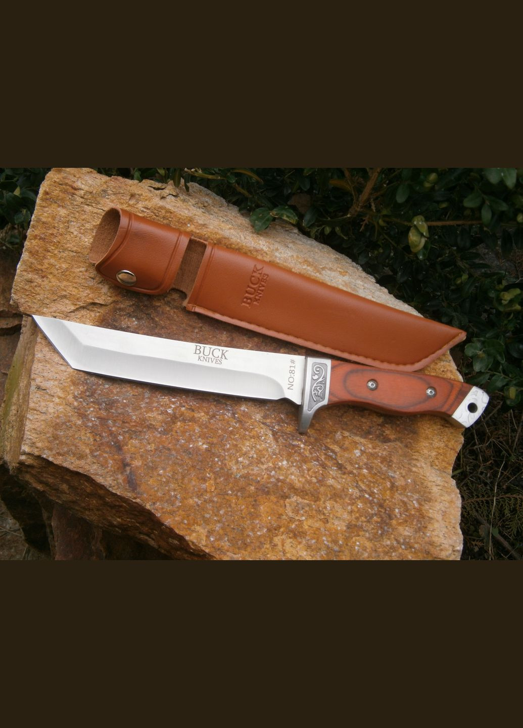 Ніж мисливський 81 US Тanto в чохлі 29 см Buck (302391740)