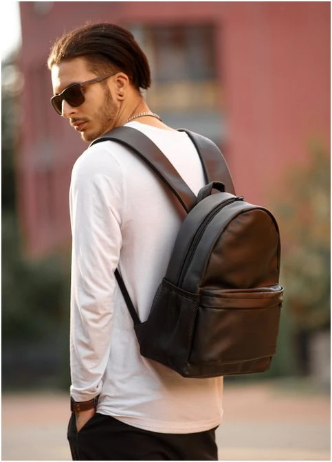 Мужской рюкзак Brix черный 40х27x15см Sambag (399207586)