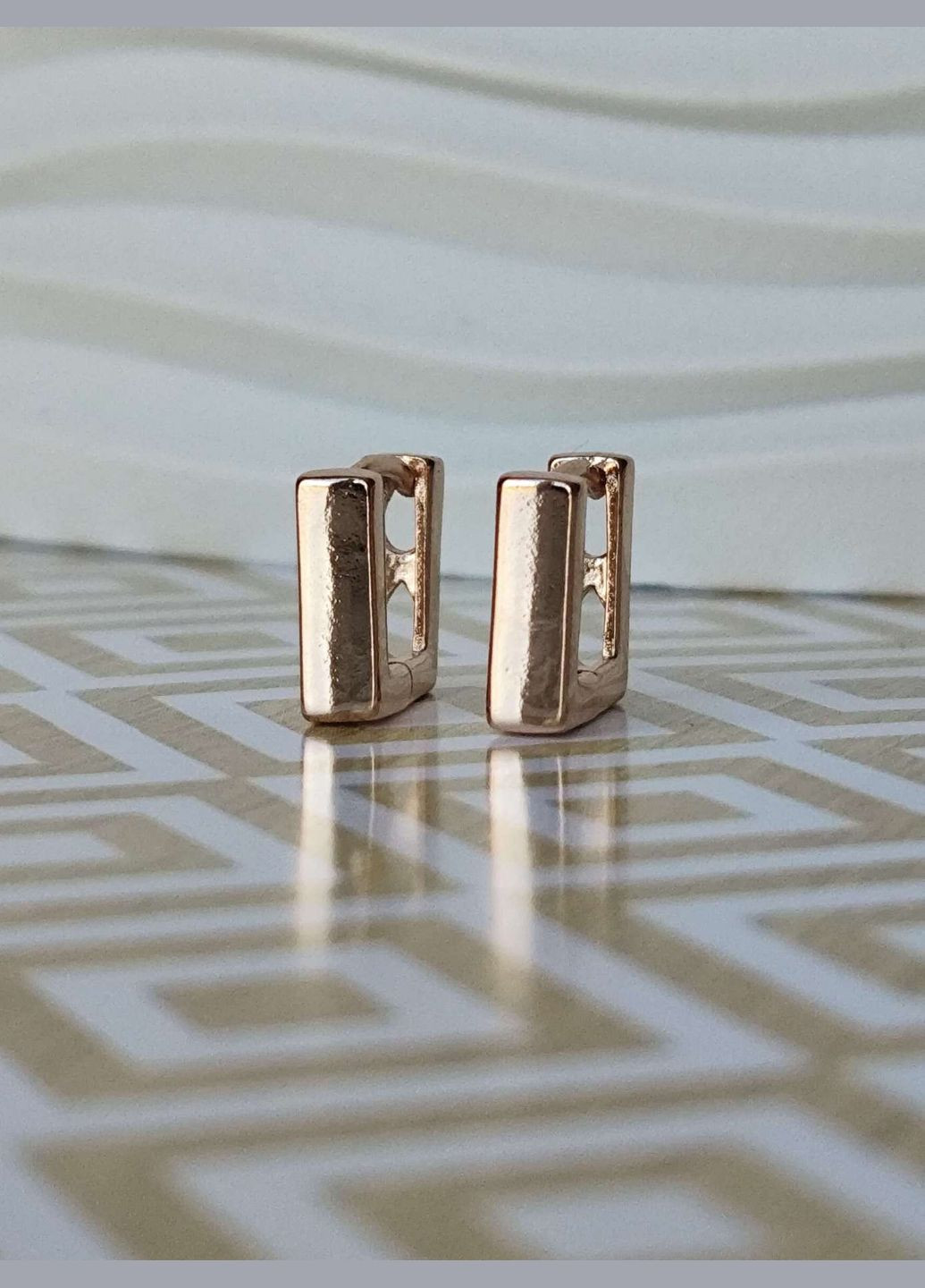 Сережки ксюпінг xuping позолочені медичне золото медична сталь Xuping Jewelry (336190218)