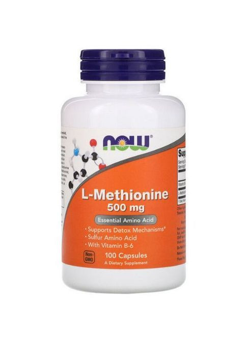 L-Methionine 500 mg 100 Caps NOW-00117 Now Foods (362418661)