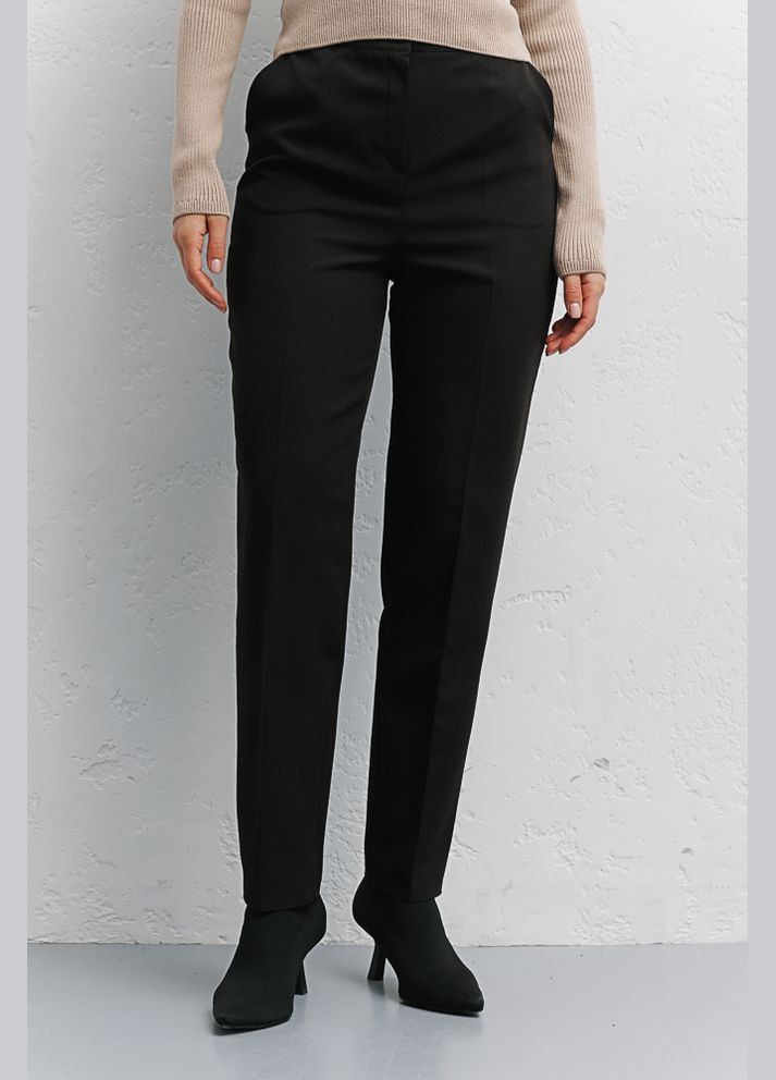 Женские классические брюки со стрелками черные Arjen (289787423)