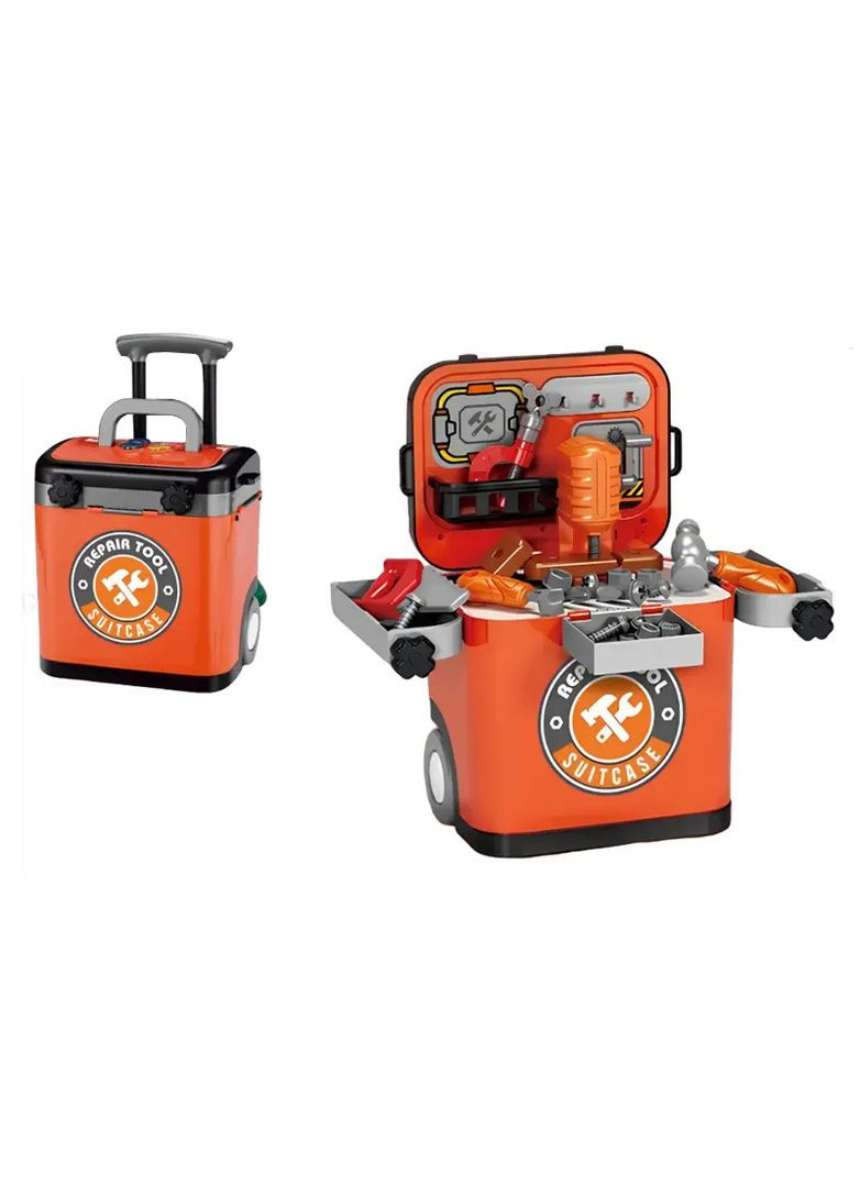 Набір інструментів з підсвічуванням і звуком у валізі, пластик, в асортименті L666-35A YG Toys Хло6635 (370652042)
