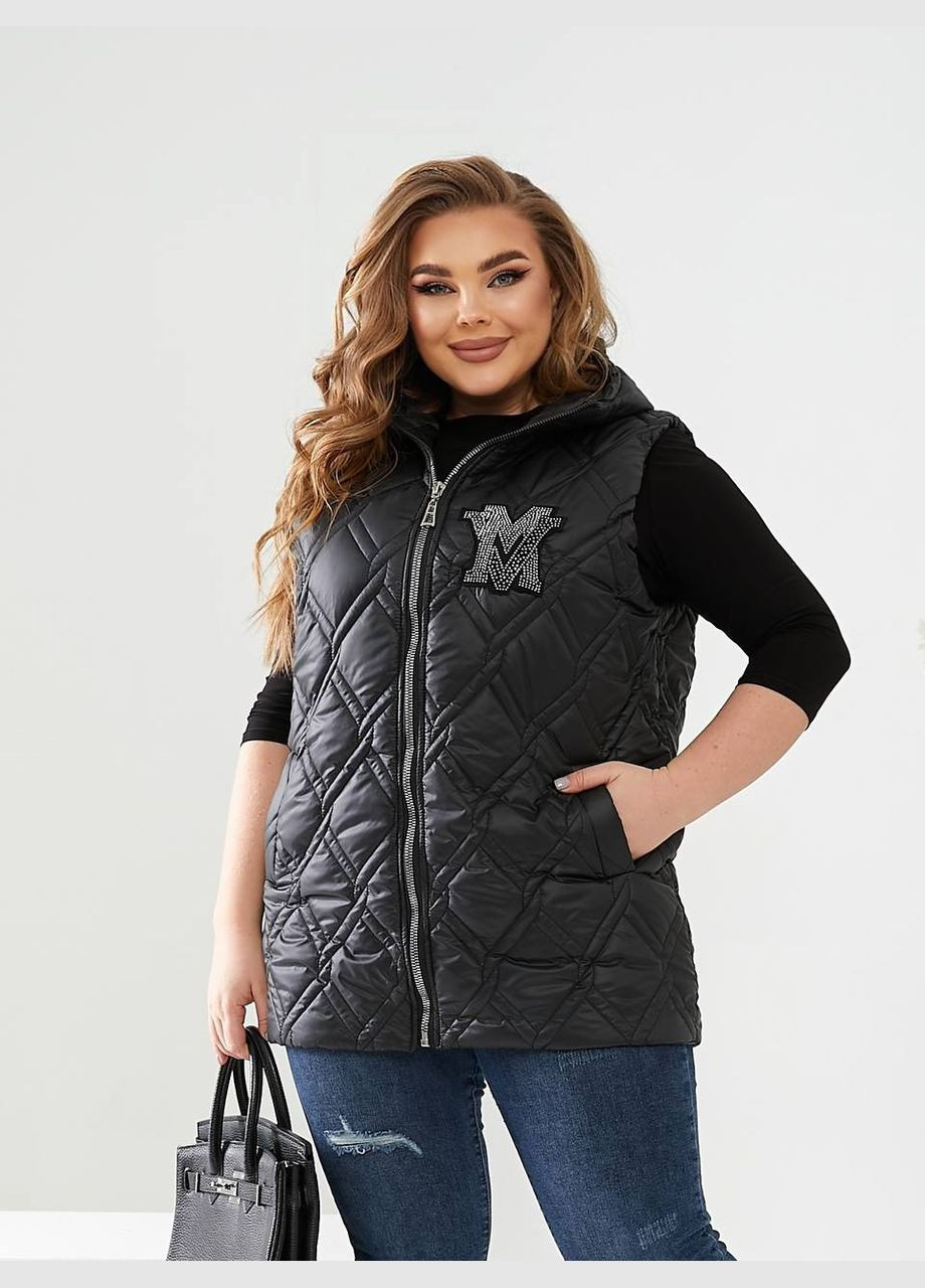 Женский весенний жилет голубого цвета New Trend (304987372)