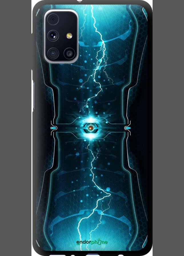Чехол на Samsung Galaxy M31s M317F Молнии в цилиндре "120b-2055-70447" Endorphone (366379323)