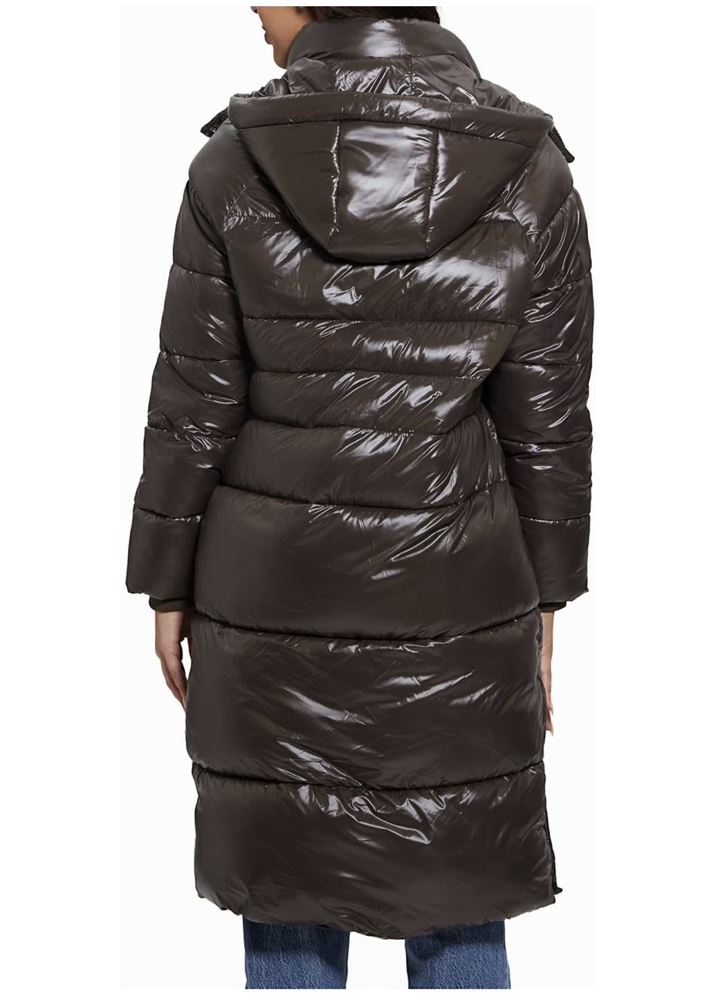 Коричневий демісезонний Пуховик Guess