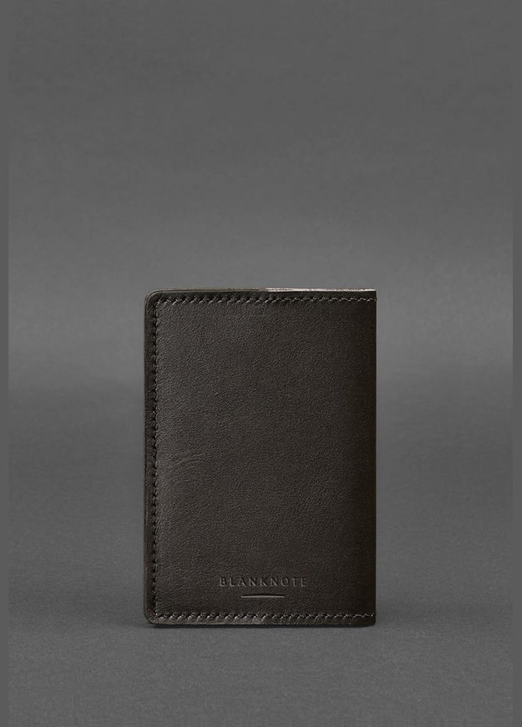 Кожаная обложка для военного билета офицера запаса 8.0 темно-коричневая (A-027684) BlankNote (329186683)