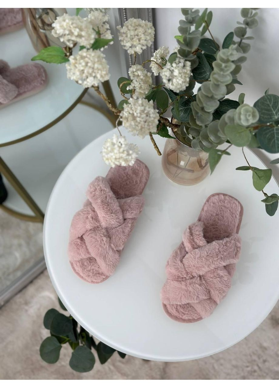 Розовые тапочки No Brand