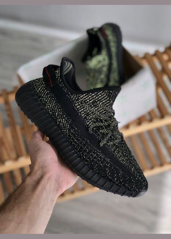 Кросівки жіночі і чоловічі Adidas Yeezy boost 350 reflective black | Адідас Ізі буст 350 рефлективні чорні No Brand чорні демісезони (307397788)