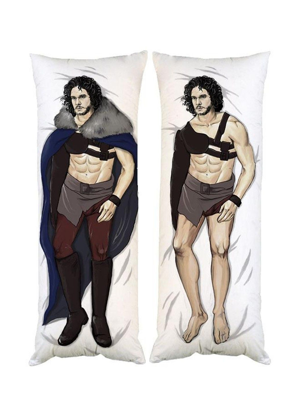 Подушка дакімакура Джон Сноу Ігри Престолів декоративна ростова подушка для обіймання двостороння No Brand (329432746)