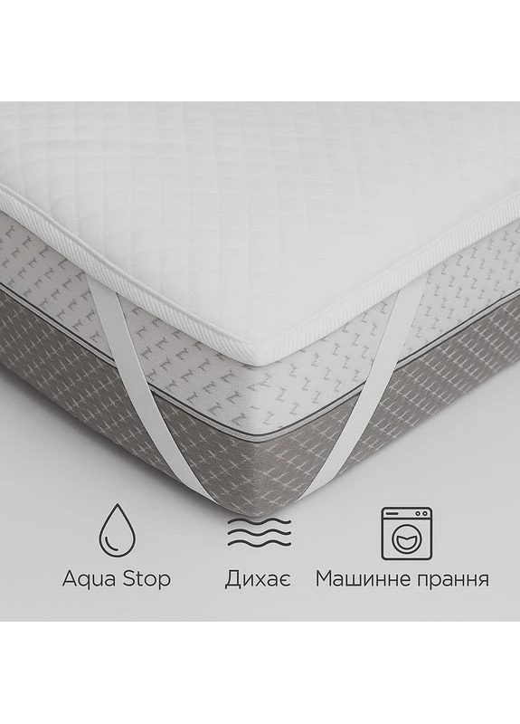 Наматрацник водонепроникний 60х120х20 см на гумці по кутах (MS-910000002) Moon&Star Aqua Dream CE (376116094)