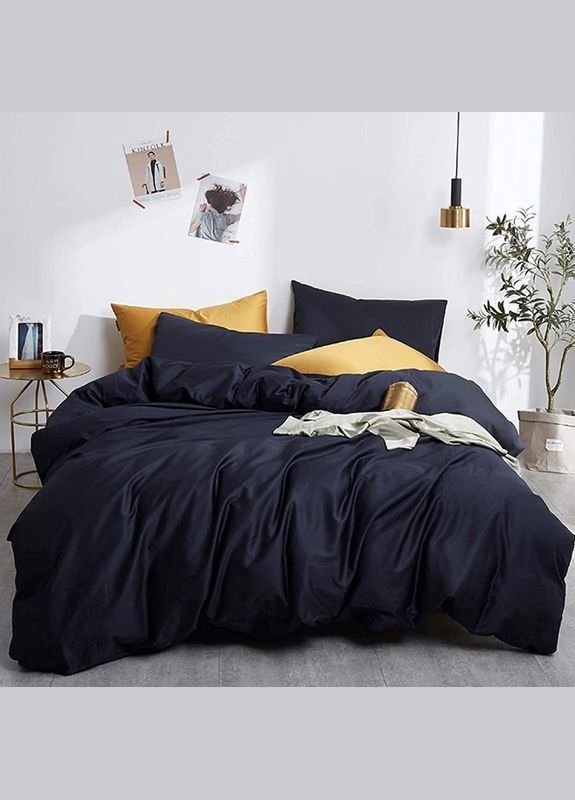 Постільна білизна ROYAL NAVY Premium Сатин Євро MERISET (278255985)