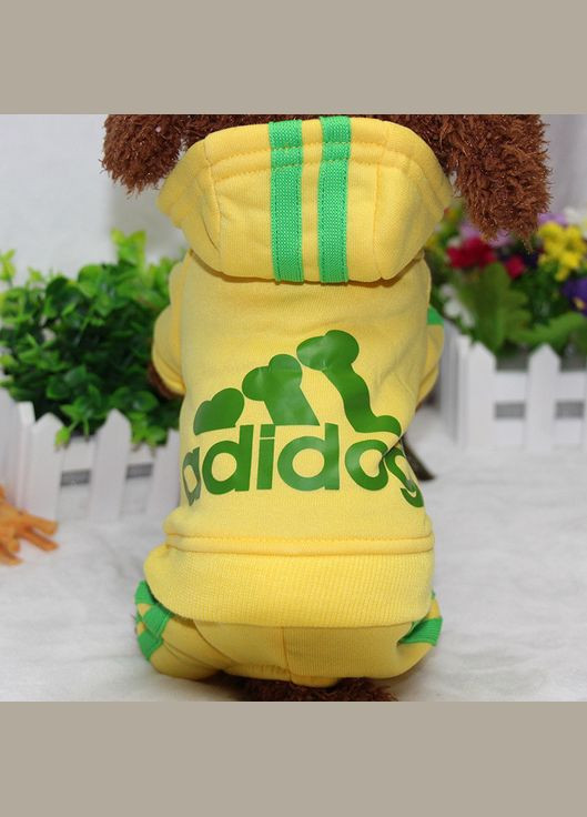 Комбінезон для котів Pet Style "Adidog" Жовтий XL No Brand - (323234920)