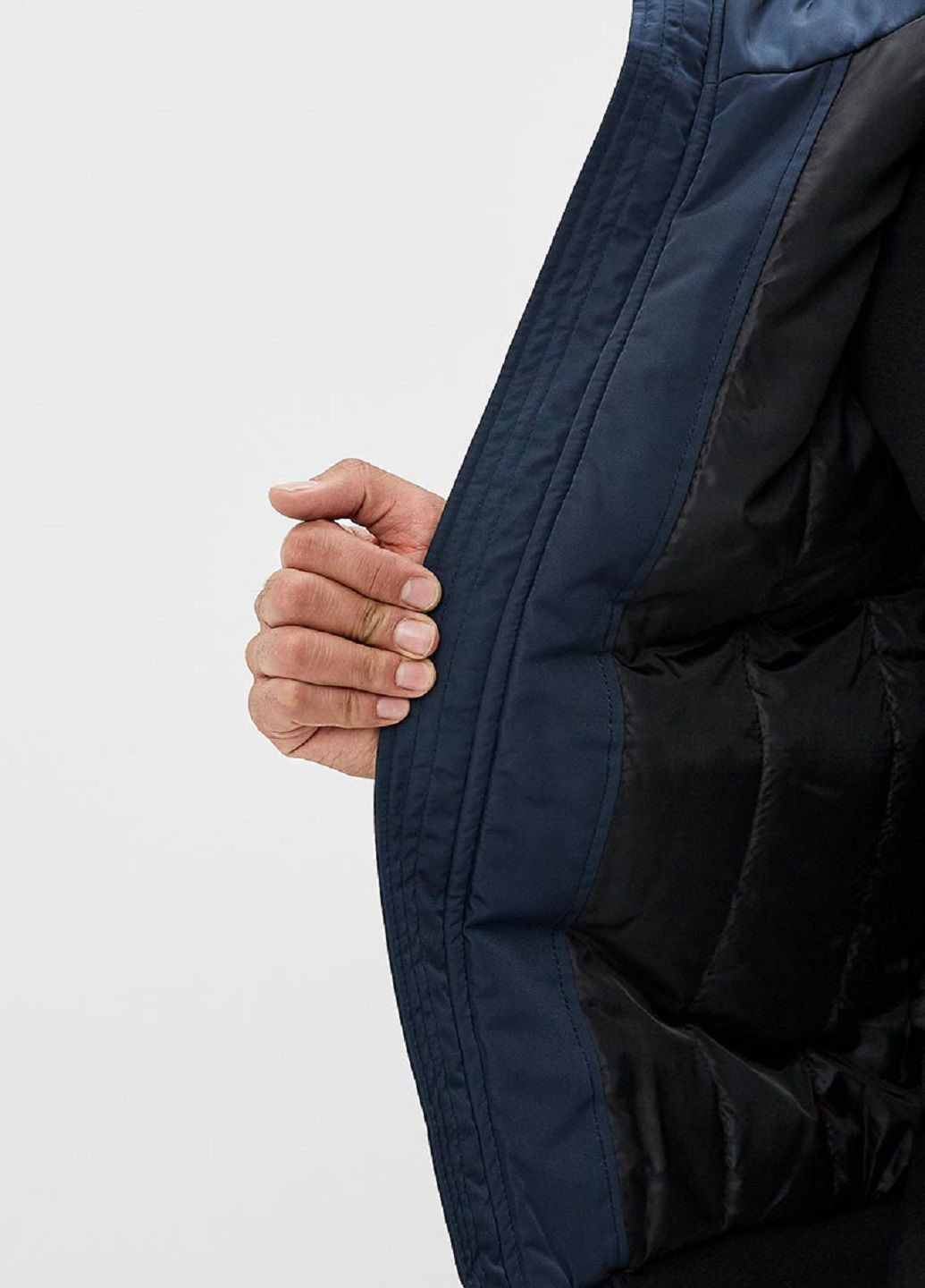 Темно-синяя демисезонная куртка Tom Tailor