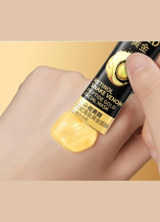Маска пленка с ретинолом, золотом и змеиным пептидом Retinol Snake Venom Peptide Mask 6г*10 шт SADOER (289362354)