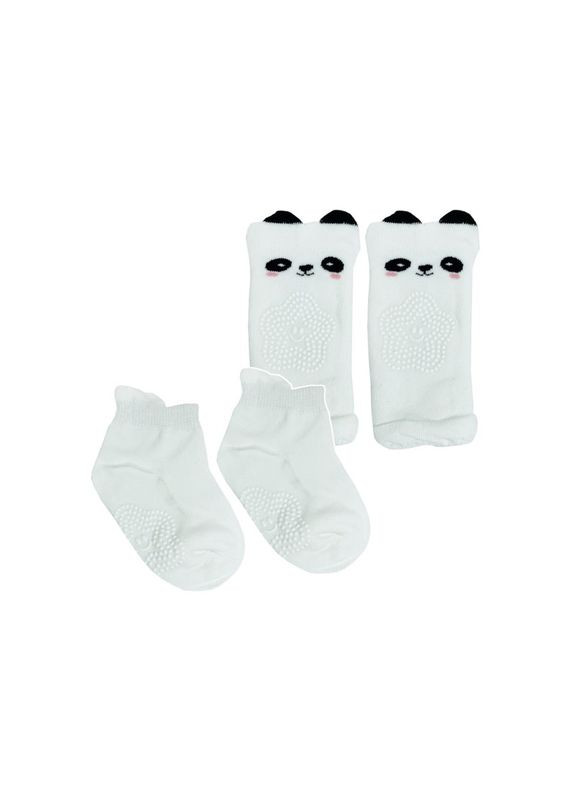 Дитячий набір наколінники і шкарпетки "Панда" MGZ-0649(White) Mega Zayka (317043431)