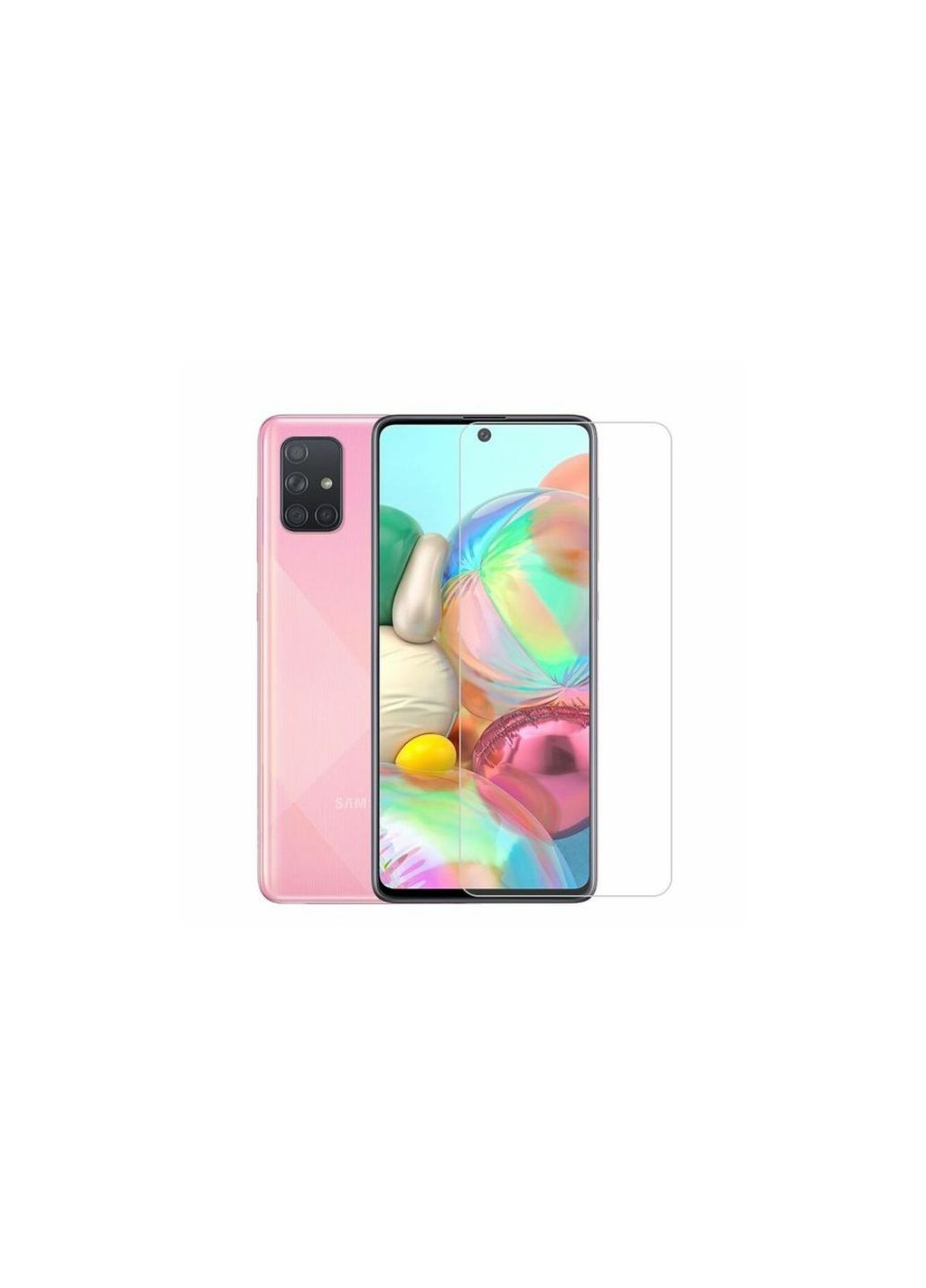 Закаленное защитное стекло на Samsung Galaxy A71 (715FD) / Прозрачное X-level (335257591)