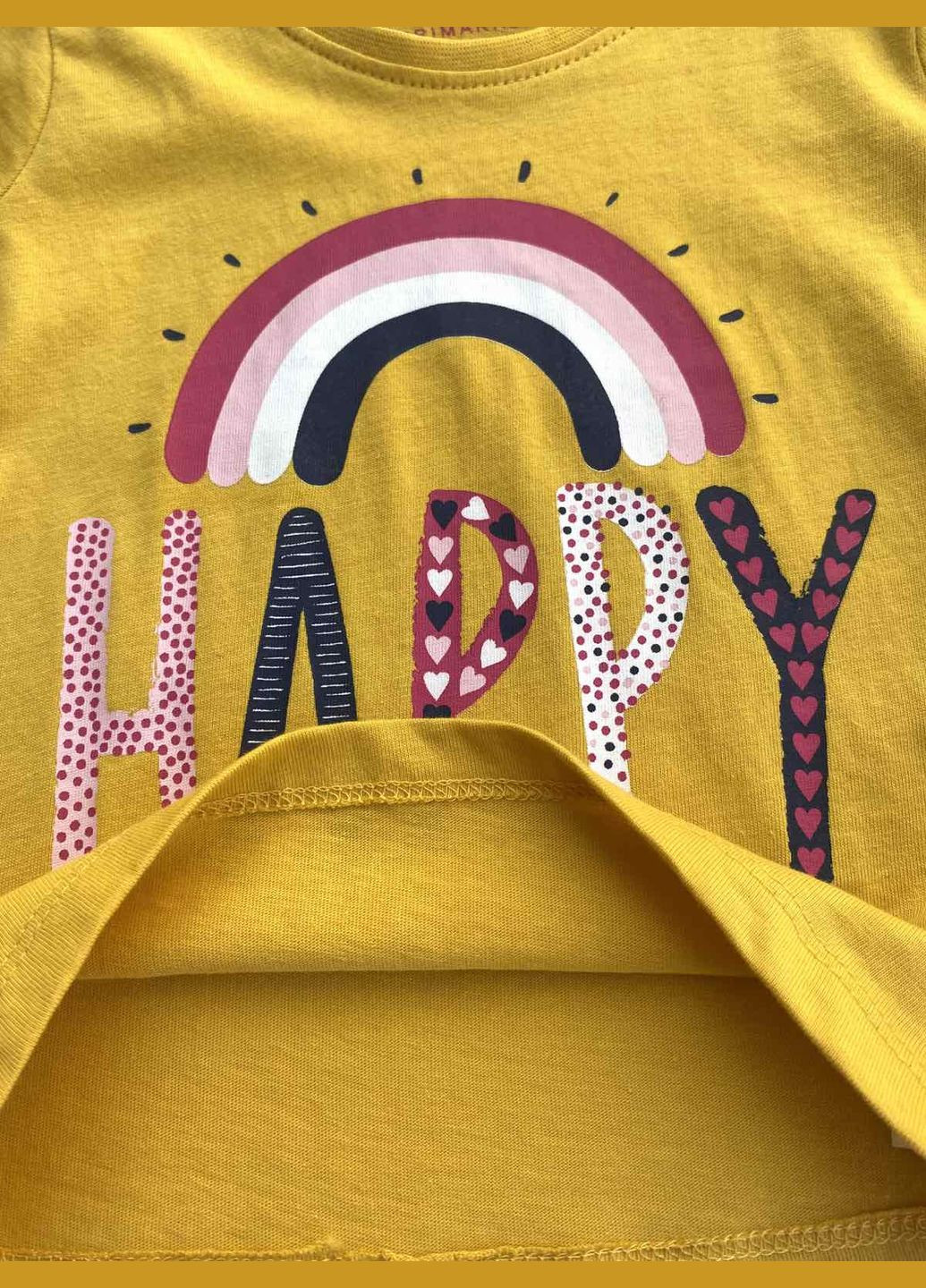 Желтая футболка для детей Primark