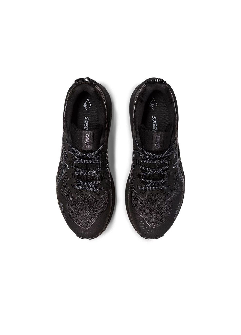 Цветные демисезонные мужские кроссовки для бега gel-trabuco gtx черный. серый Asics