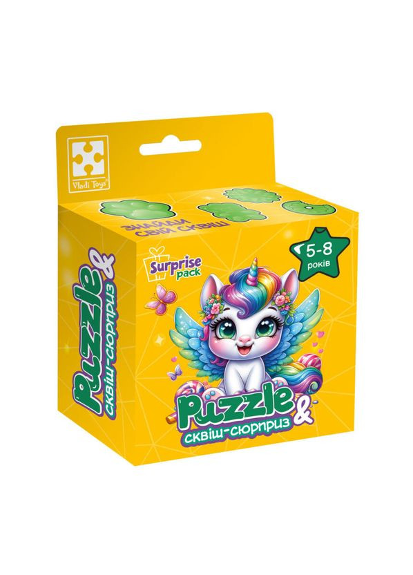 Дитячі пазли з сюрпризом "Єдиноріжка"1 VT8030-01, 180 деталей Vladi toys (356347456)
