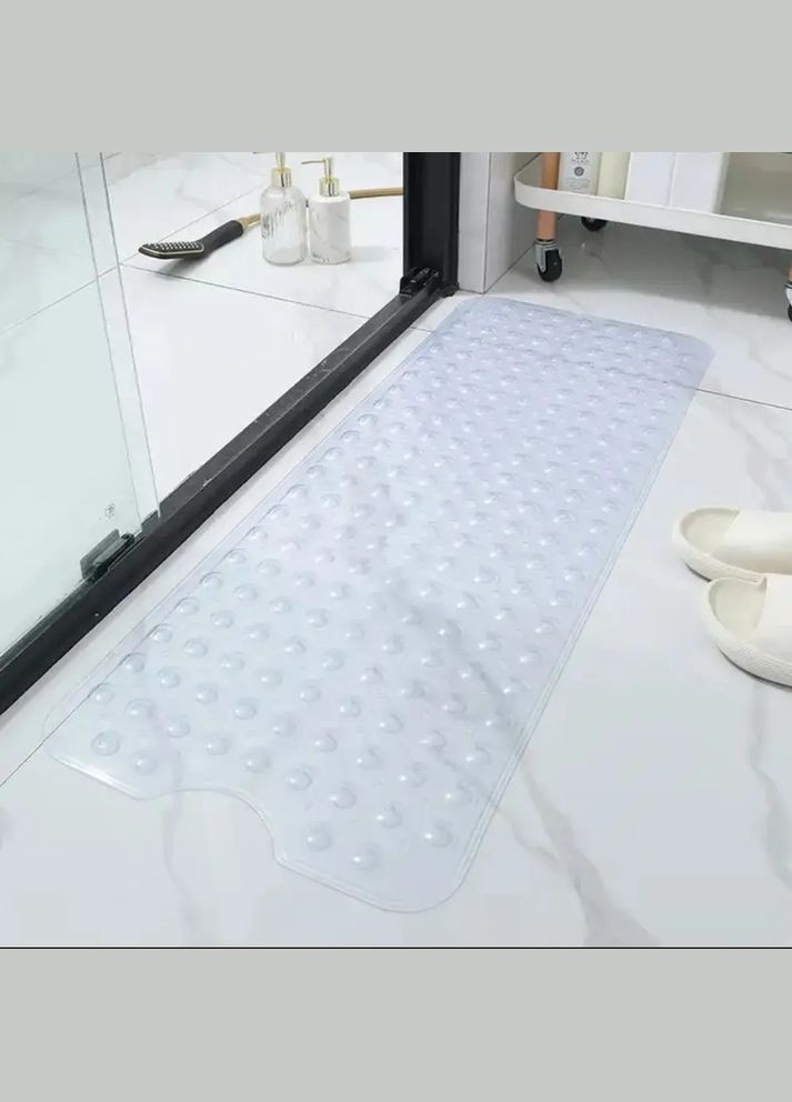 Килимок для ванної кімнати та душу атиковзкий, для тіла масажний силіконовий з присосками,, 40х100см No Brand (337341979)
