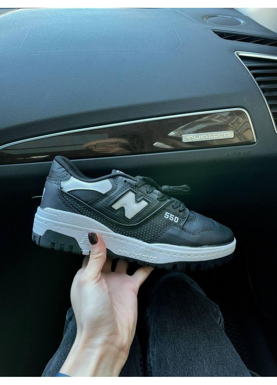 КРОСІВКИ ЖІНОЧІ NEW BALANCE 550 BLACK НЬЮ БЕЛАНС 550 No Brand чорні демісезони (368858370)