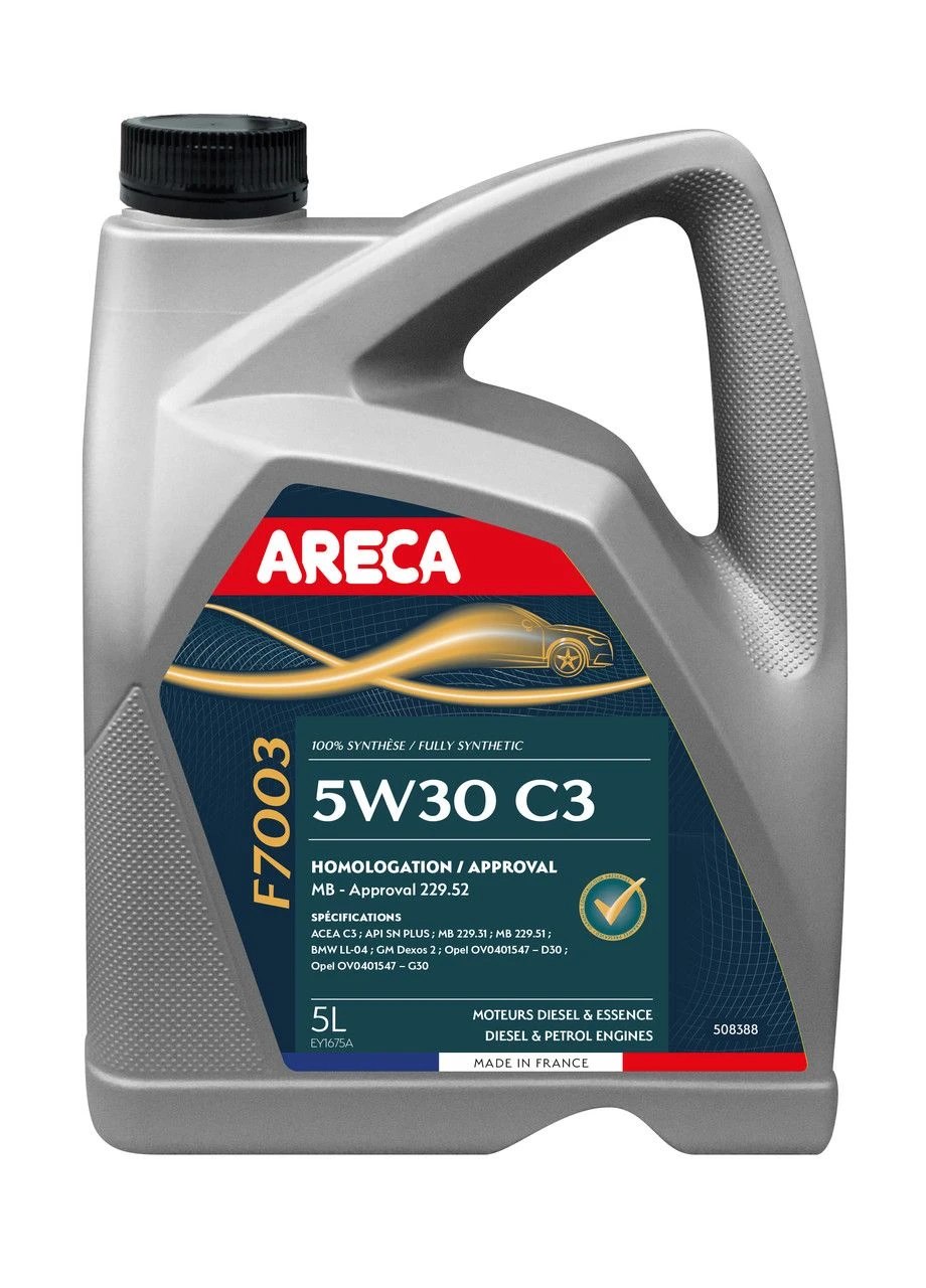 Олива моторна F7003 5W-30 C3 5 л ARECA (382683355)