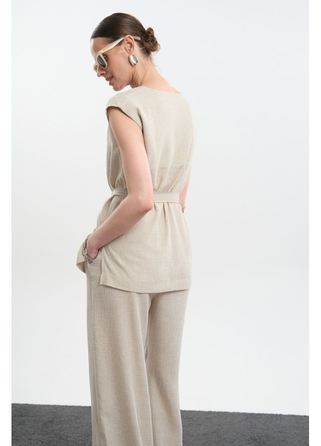 Костюм 3070 Кремово-молочный Triko Bakh (368650785)