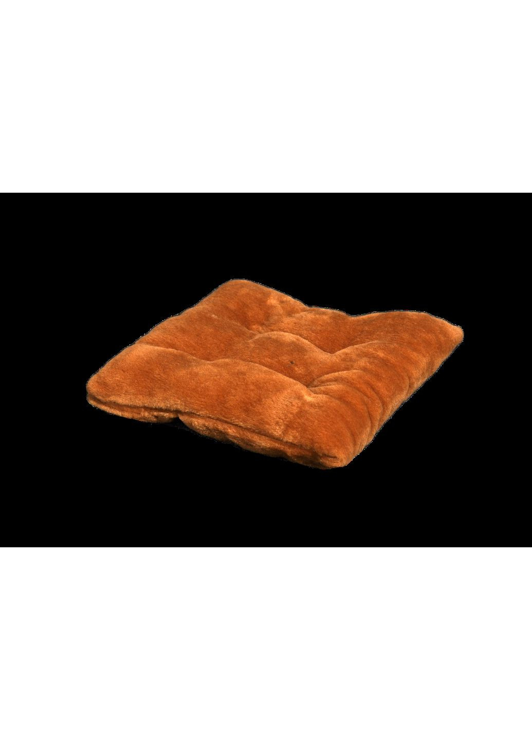 Подушка-лежак (синтепон) для кошек и собак Мур-мяу квадратная 34 х 34 см Коричневая Мур-Мяу (353690755)