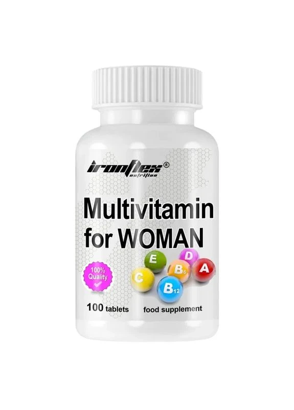 Мультивітаміни для жінок Multivitamin for Women, 100 таблеток Ironflex (361114464)