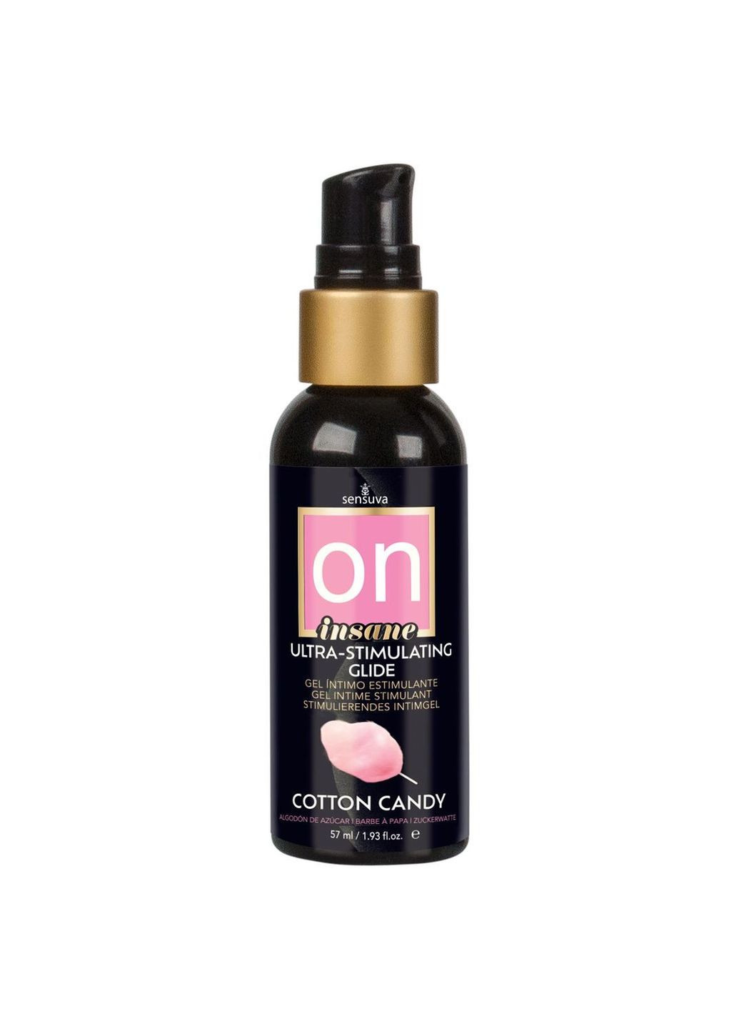 Збуджувальна змазка на гібридній основі Ultra-Stimulating On Insane Cotton Candy (57 мл) - CherryLove Sensuva (330619888)