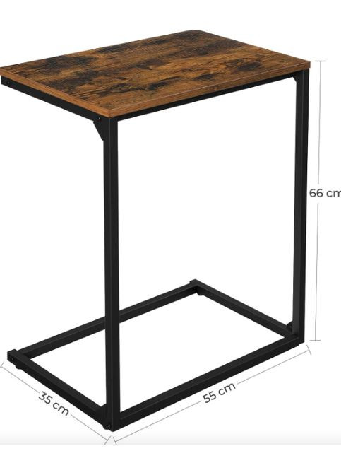 Журнальний столик Osama приставний в стилі Loft Leobert (304402069)