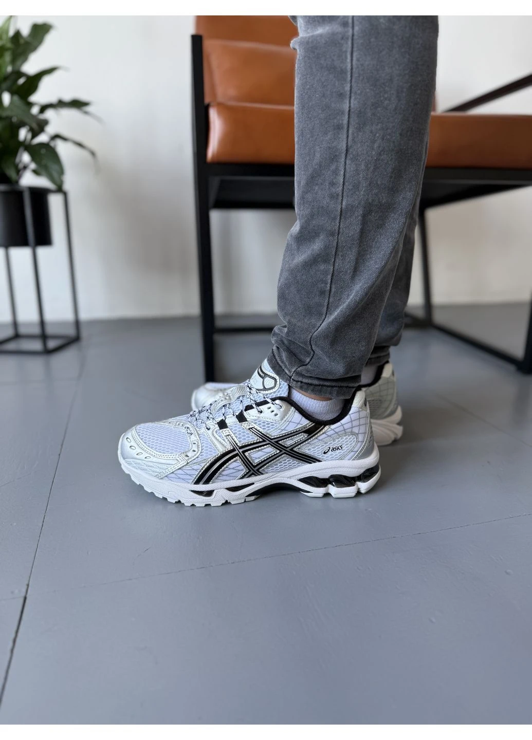 КРОСІВКИ ЖІНОЧІ ASICS GEL-NIMBUS 10.1 WHITE BLACK АСІКС ГЕЛЬ НІМБУС 10.1 No Brand чорні демісезони (367177174)