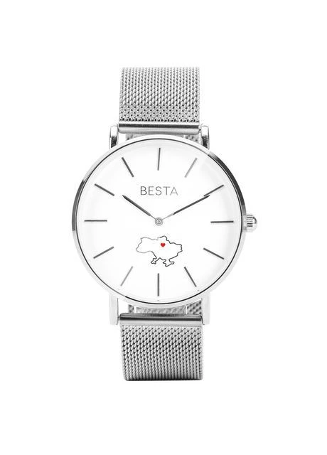 Наручные часы женские Love UA Silver Серебристый (3142) Besta (387617207)