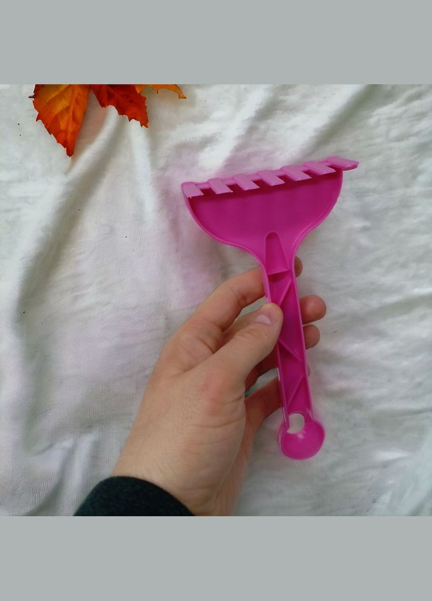 Дитячі граблі, пластикові, 5 штук, 18,5 см MIC (294726065)