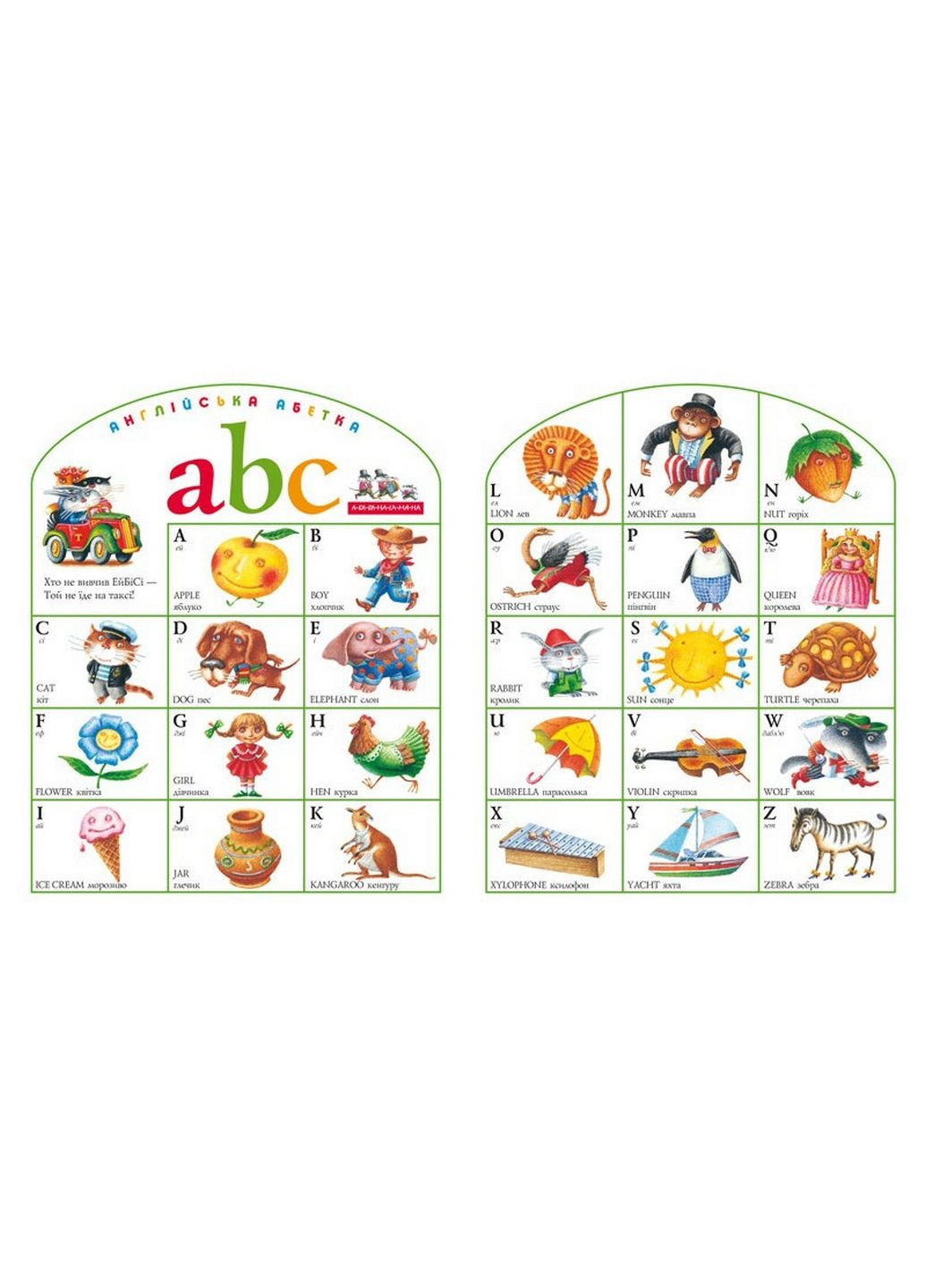 Книга Азбука. (на украинском языке) А-БА-БА-ГА-ЛА-МА-ГА (322275363)