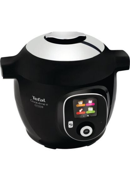 Мультиварка-скороварка Cook4me+ Connect, 1600Вт, чаша-6л, электронное управл., пластик, Tefal (344558121)