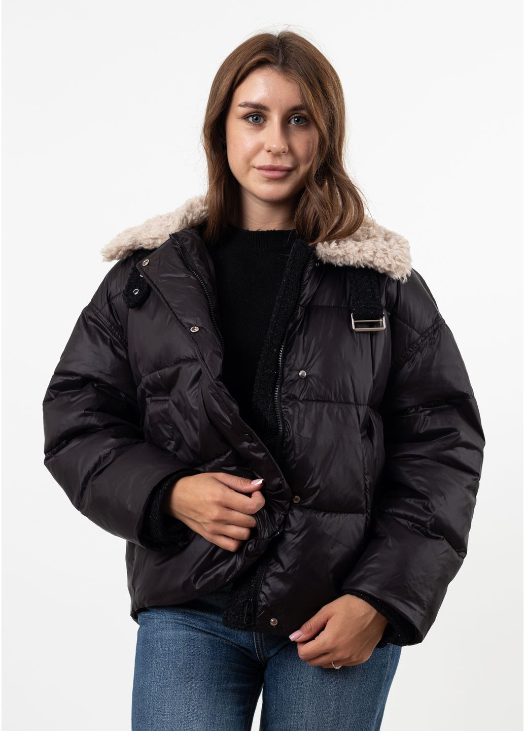 Черная куртка (к863) Vivilona