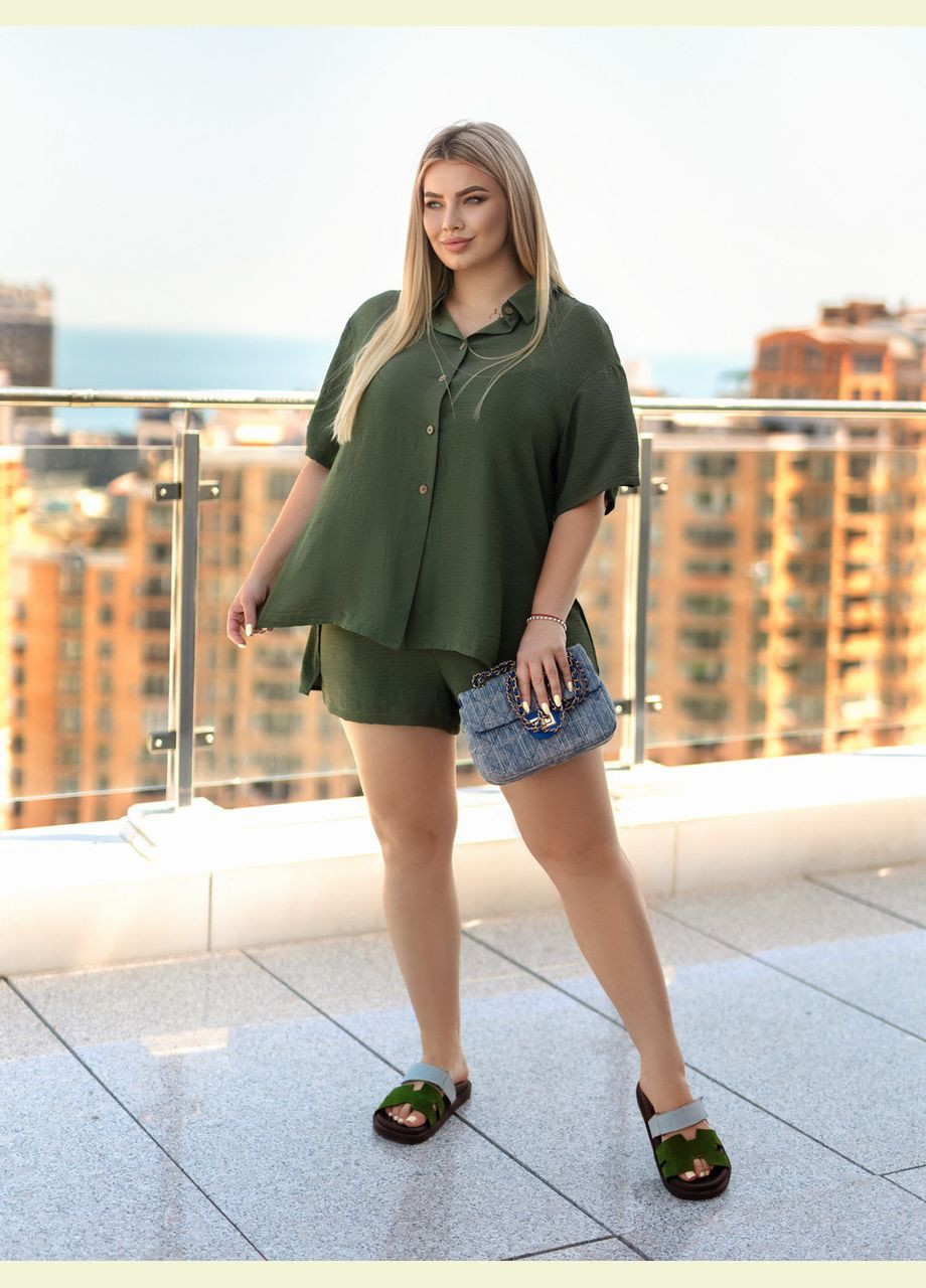 Костюм женский шорты и рубашка Fashion Girl (343277279)