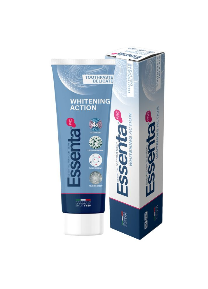 Зубна паста Whitening Action 75 мл Essenta Pro (360984305)