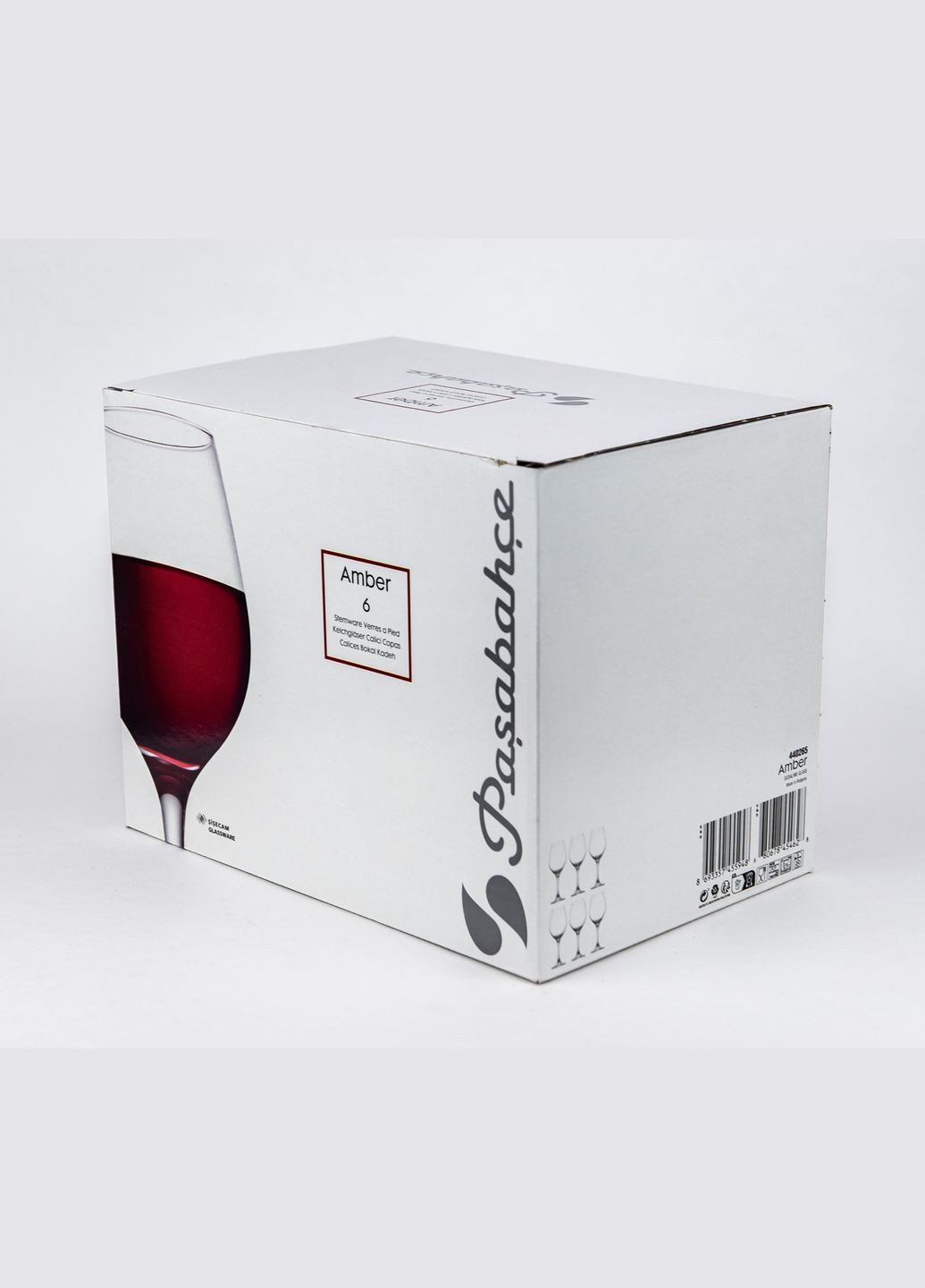 Набір з 6 келихів для червоного вина 365мл Amber ПУ 440265 Pasabahce (278365260)