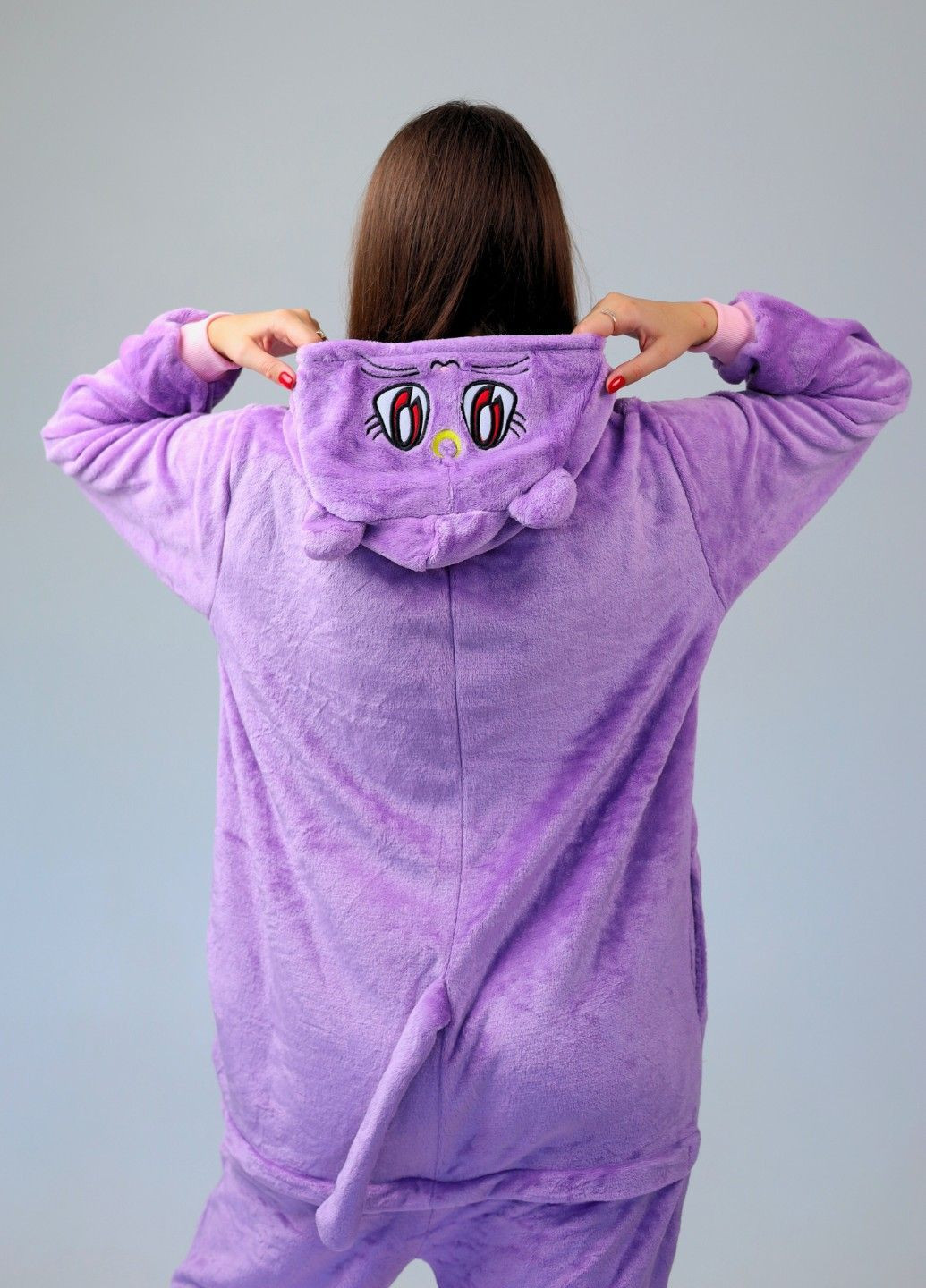 Кігурумі піжама Кіт Сейлор Мун аніме плюшеве фіолетове жіноче Lalapka (362490061)