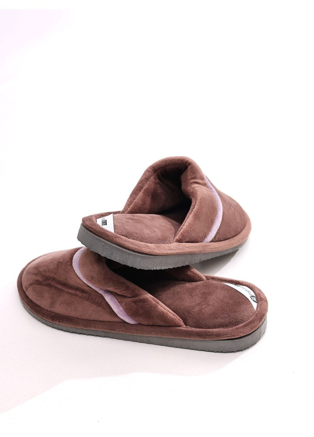 Коричневые тапочки женские Topleo