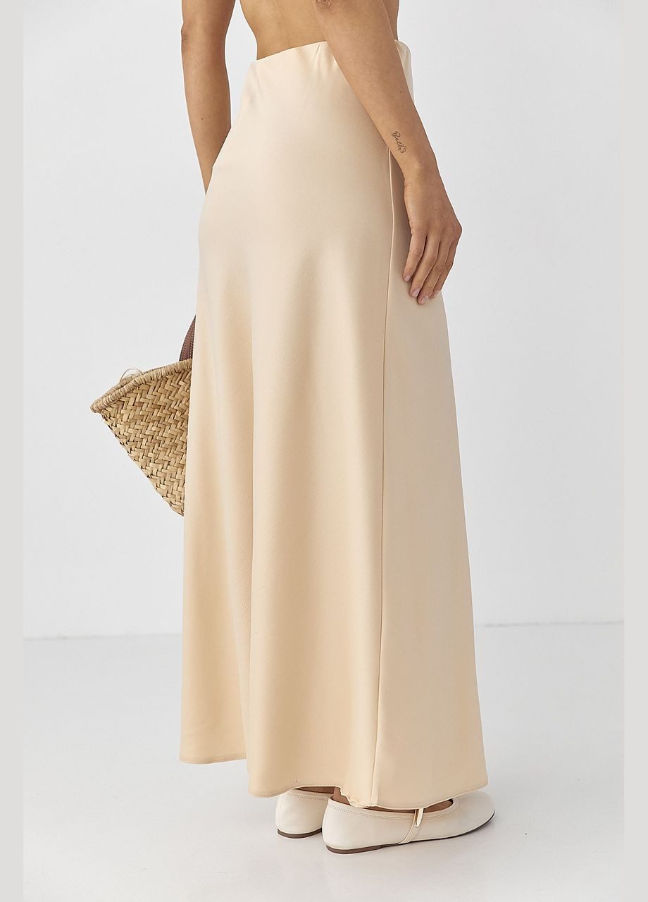 Атласна довга однотонна спідниця Lurex (326065770)