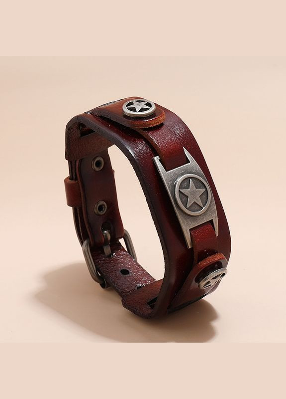 Браслет шкіряний чоловічий чорний Avalon 018-Кор (332212262)