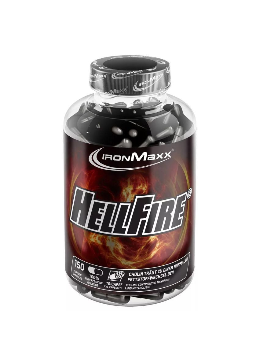 Жиросжигатель Hellfire Fatburner, 150 капсул Ironmaxx (322209022)