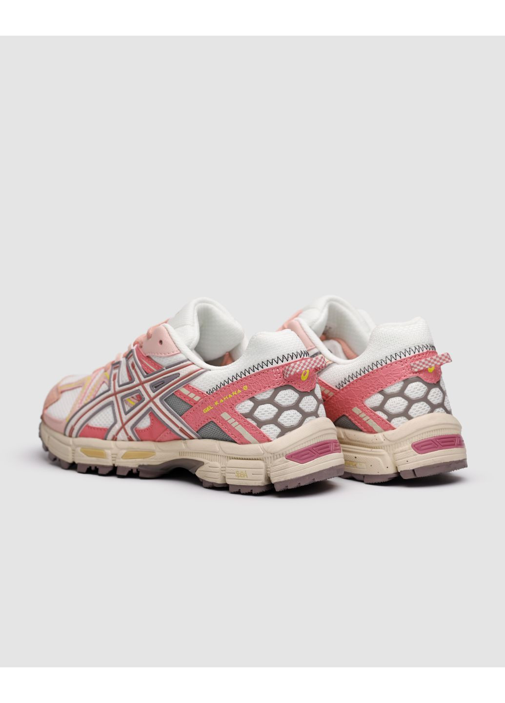 КРОССОВКИ ЖЕНСКИЕ ASICS GEL KAHANA 8 WHITE / PINK АСИКС ГЕЛЬ КАХАНО 8 No Brand розовые демисезоны (368868578)
