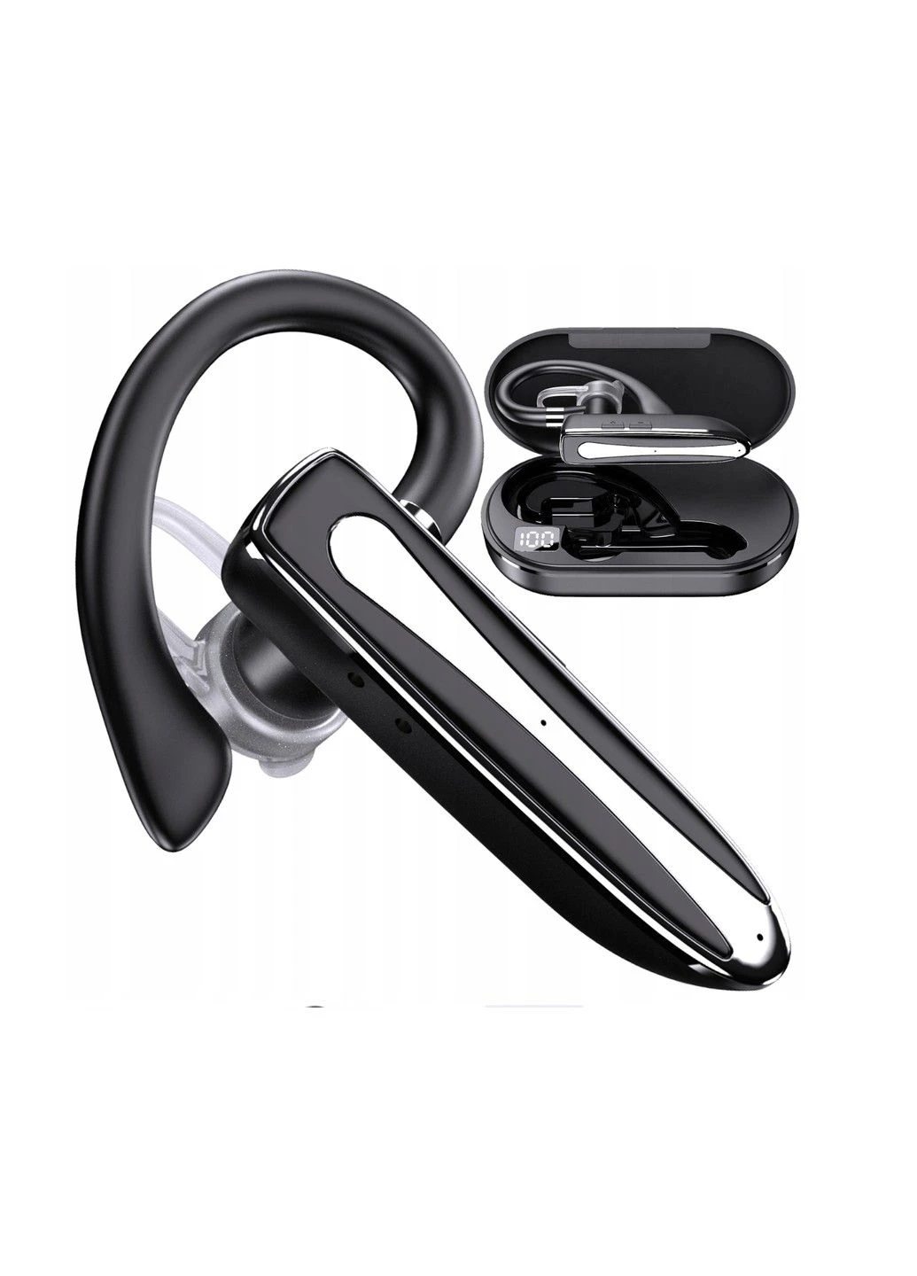 Bluetooth-гарнітура Bluelans YYK-530 із зарядним кейсом Чорна TWS (299152919)