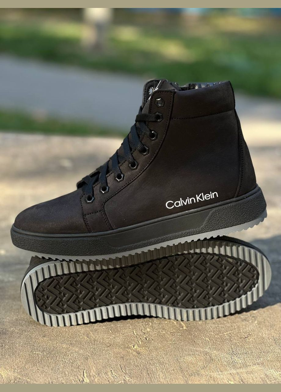 Черные зимние ботинки Vakko